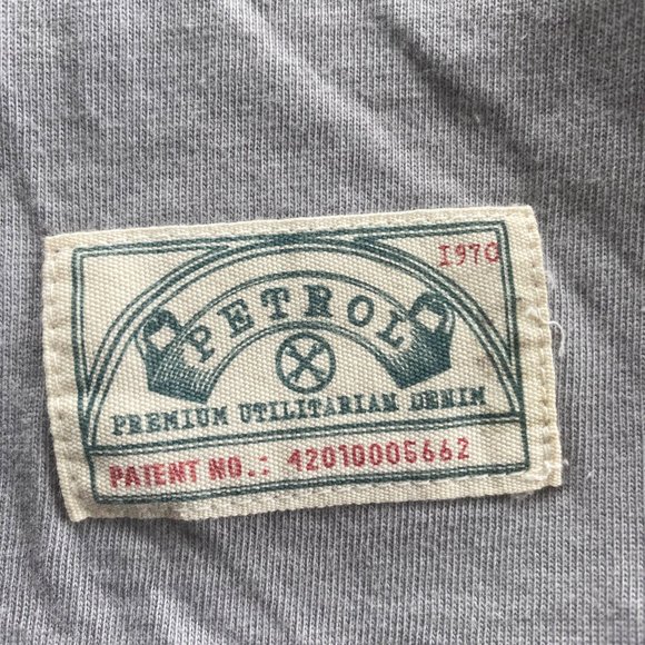 Petrol T Shirt Black and Gray - Picture 3 of 5